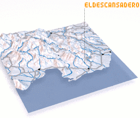 3d view of El Descansadero