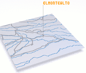 3d view of El Monte Alto