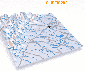 3d view of El Infierno