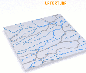 3d view of La Fortuna