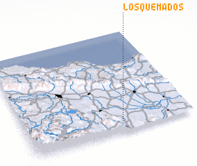 3d view of Los Quemados