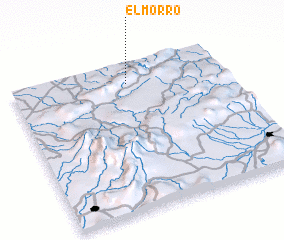 3d view of El Morro