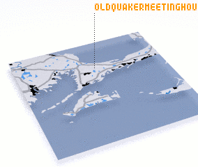 3d view of Old Quaker Meetinghouse