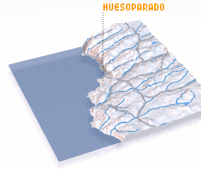 3d view of Hueso Parado