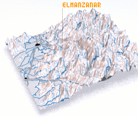 3d view of El Manzanar