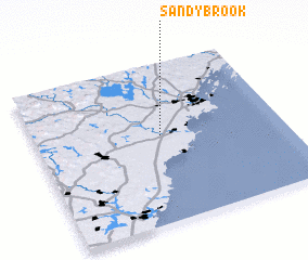 3d view of Sandy Brook