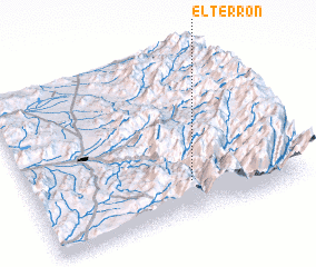 3d view of El Terrón