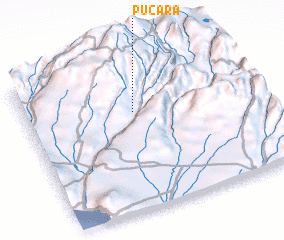 3d view of Pucará