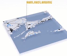 3d view of Harlows Landing