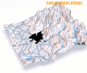 3d view of San Juan del Peral