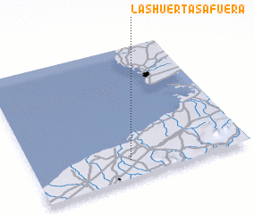 3d view of Las Huertas Afuera