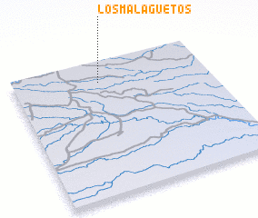 3d view of Los Malaguetos