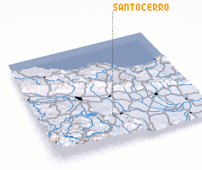 3d view of Santo Cerro