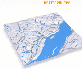 3d view of Petite-Rivière