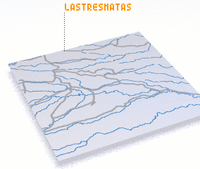 3d view of Las Tres Matas