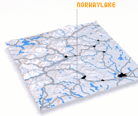 3d view of Norway Lake