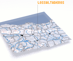 3d view of Los Saltaderos