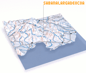 3d view of Sabana Larga de Ocoa