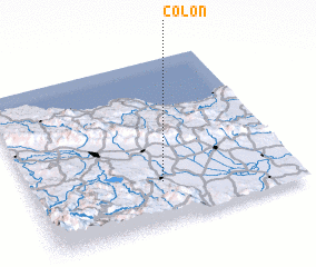 3d view of Colón