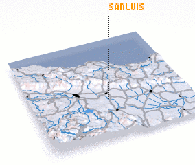 3d view of San Luis