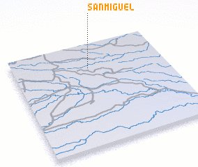 3d view of San Miguel