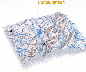 3d view of Las Adjuntas