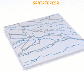 3d view of Santa Teresa