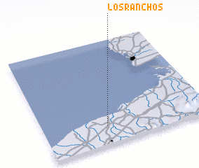 3d view of Los Ranchos