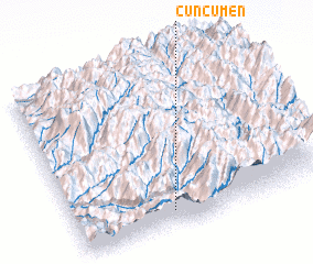 3d view of Cuncumén