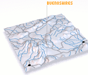 3d view of Buenos Aires