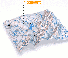 3d view of Río Chiquito