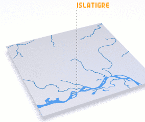 3d view of Isla Tigre