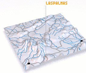 3d view of Las Palmas