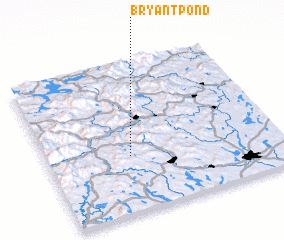 3d view of Bryant Pond