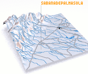 3d view of Sabana de Palma Sola