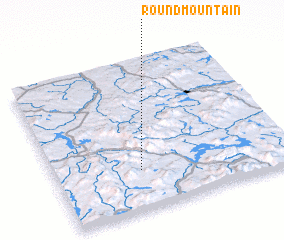 3d view of Round Mountain