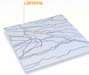 3d view of La Porfía