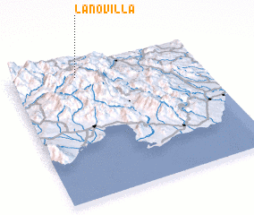 3d view of La Novilla