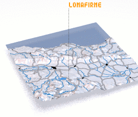 3d view of Loma Firme