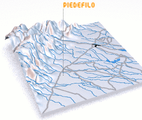 3d view of Pie de Filo