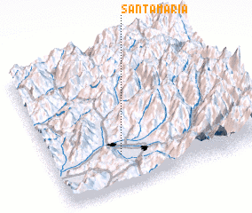 3d view of Santa María