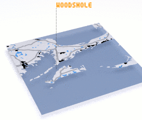 3d view of Woods Hole