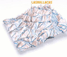 3d view of Las Mollacas