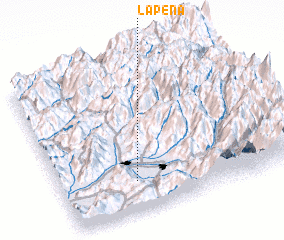 3d view of La Peña