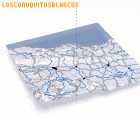 3d view of Los Conuquitos Blancos