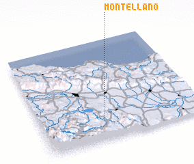 3d view of Monte Llano