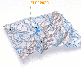 3d view of El Corozo