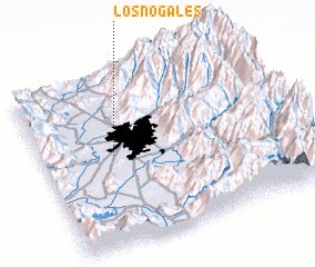 3d view of Los Nogales