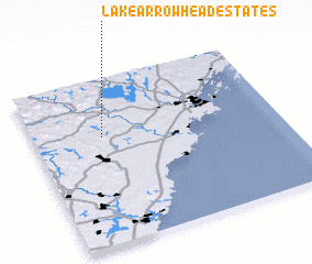 3d view of Lake Arrowhead Estates