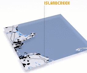 3d view of Island Creek